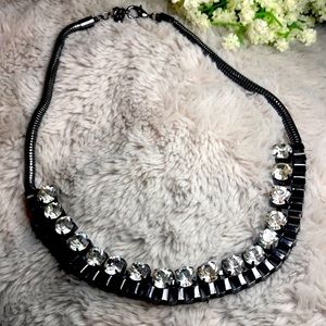 Faux gem necklace fancy necklace